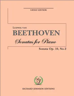 beethoven piano sonata no 6 op. 10 no. 2 imagen de la portada del libro