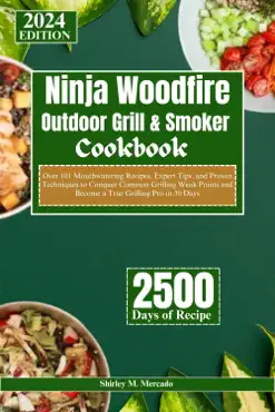 ninja woodfire outdoor grill and smoker cookbook for beginners 2024 book cover image