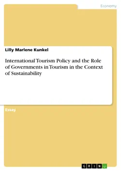 international tourism policy and the role of governments in tourism in the context of sustainability book cover image