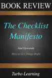 The Checklist Manifesto synopsis, comments