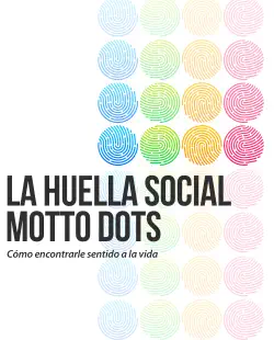la huella social motto dots book cover image