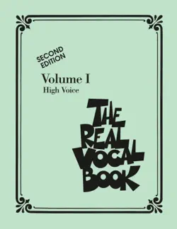 the real vocal book - volume i songbook book cover image