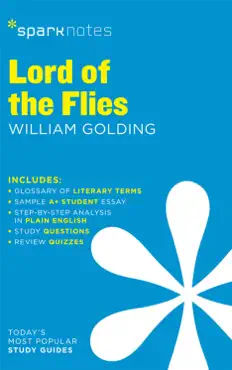 lord of the flies sparknotes literature guide book cover image