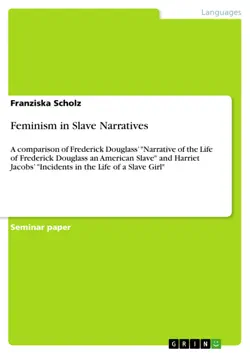 feminism in slave narratives book cover image