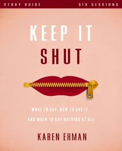 keep it shut bible study guide book cover image