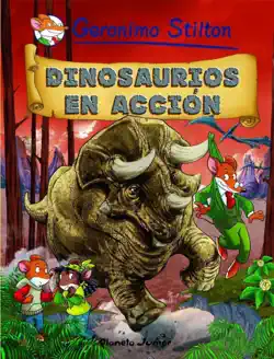 dinosaurios en acción imagen de la portada del libro