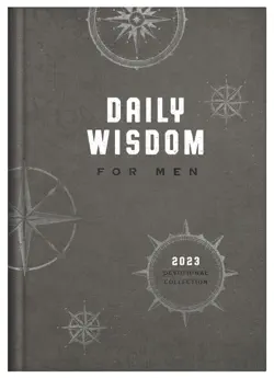 daily wisdom for men 2023 devotional collection book cover image