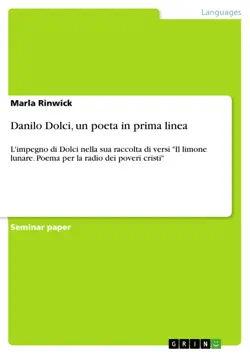danilo dolci, un poeta in prima linea book cover image