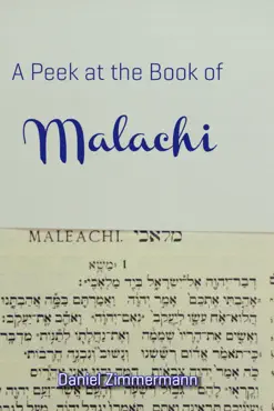 a peek at the book of malachi imagen de la portada del libro