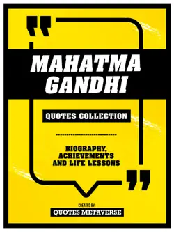mahatma gandhi - quotes collection book cover image