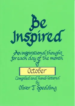 be inspired - october book cover image