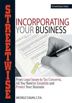 streetwise incorporating your business book cover image
