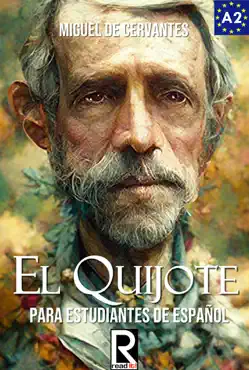 el quijote para estudiantes de español. libro de lectura. nivel a2 principiantes book cover image