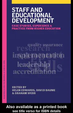staff and educational development imagen de la portada del libro