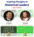 "Inspiring Thoughts of Historical Leaders : Top Inspiring Thoughts of Napoleon Bonaparte/Top Inspiring Thoughts of Adolf Hitler " sinopsis y comentarios
