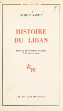 histoire du liban book cover image