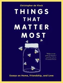 things that matter most book cover image