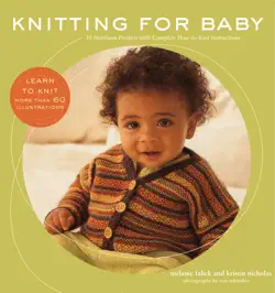 knitting for baby book cover image