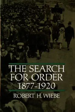 the search for order, 1877-1920 book cover image