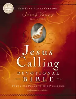 nkjv, jesus calling devotional bible book cover image