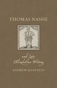 thomas nashe and late elizabethan writing book cover image
