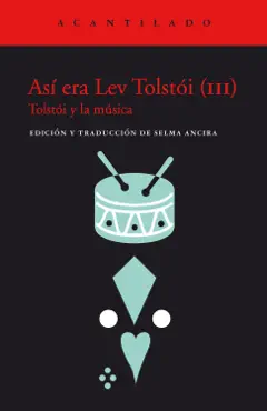 así era lev tolstói (iii) imagen de la portada del libro
