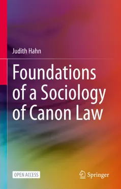 foundations of a sociology of canon law book cover image