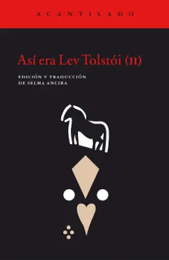 así era lev tolstói (ii) imagen de la portada del libro