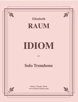 idiom for solo trombone book cover image