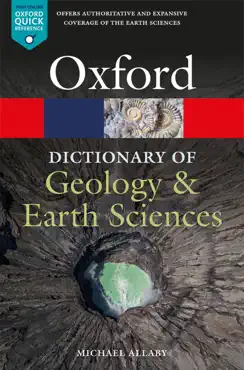 a dictionary of geology and earth sciences book cover image