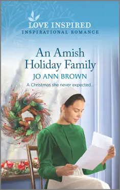 an amish holiday family book cover image