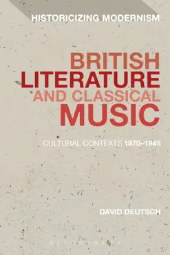 british literature and classical music book cover image
