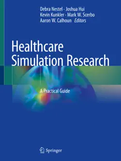 healthcare simulation research book cover image