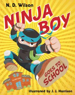 ninja boy goes to school book cover image