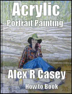 acrylic portrait painting for beginners book cover image