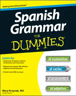spanish grammar for dummies imagen de la portada del libro