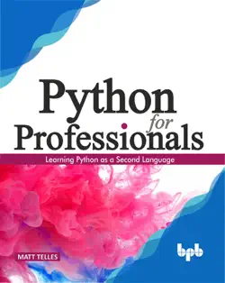 python for professionals book cover image