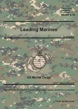 marine corps warfighting publication 6-10 leading marines january 2019 book cover image