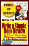 How To Write a Simple Book Review synopsis, comments