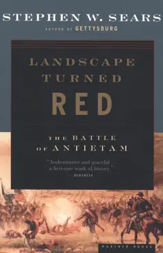 landscape turned red book cover image