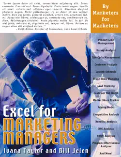 excel for marketing managers book cover image
