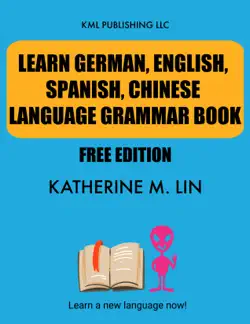 learn german, english, spanish, chinese language grammar book - free edition book cover image