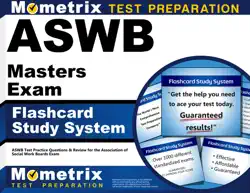 aswb masters exam flashcard study system: book cover image