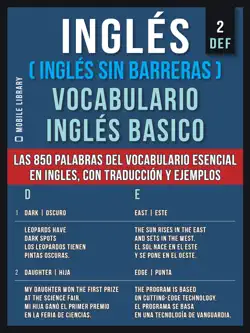 inglés (inglés sin barreras) vocabulario ingles basico - 2 - def book cover image