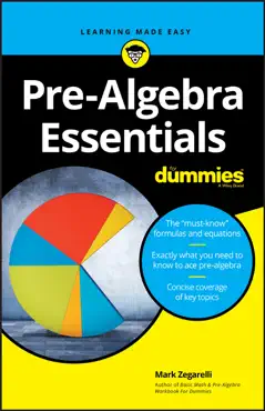 pre-algebra essentials for dummies book cover image