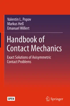 handbook of contact mechanics book cover image