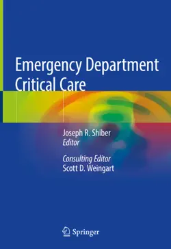 emergency department critical care book cover image