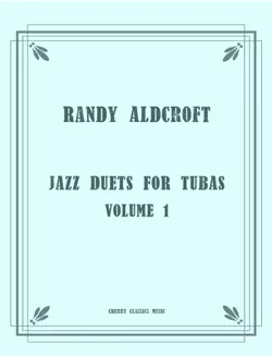 jazz duets for tubas or bass trombones, volume 1 book cover image