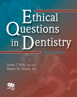 ethical questions in dentistry book cover image