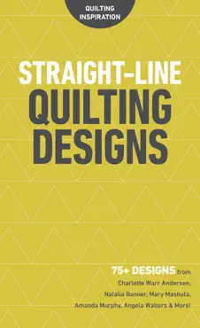 straight-line quilting designs book cover image
